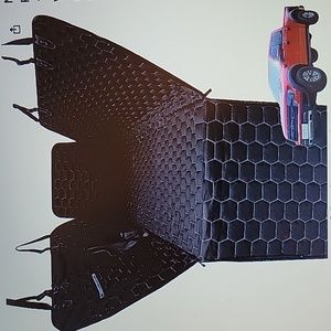 Meginc dog back car seat cover waterproof heavy duty non slip Black New …